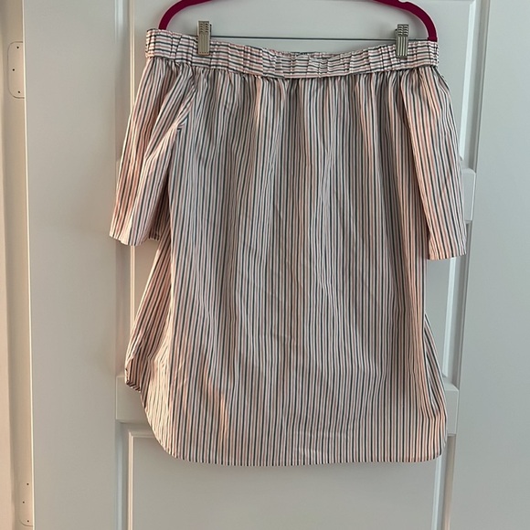 MICHAEL Michael Kors Women's Striped Off-The-Shoulder Top - Picture 2 of 4